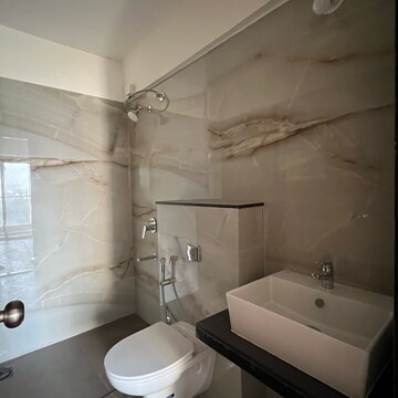 Bathroom in 2 BHK Apartment at Krishna Amarillo, Hinjewadi – for Rent