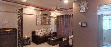 Living Room in 1 BHK Apartment at Ashar Axis, Majiwada – for Rent