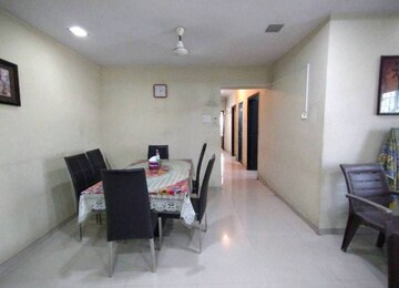 Living Room in 1 BHK Apartment at Ashar Axis, Majiwada – for Rent
