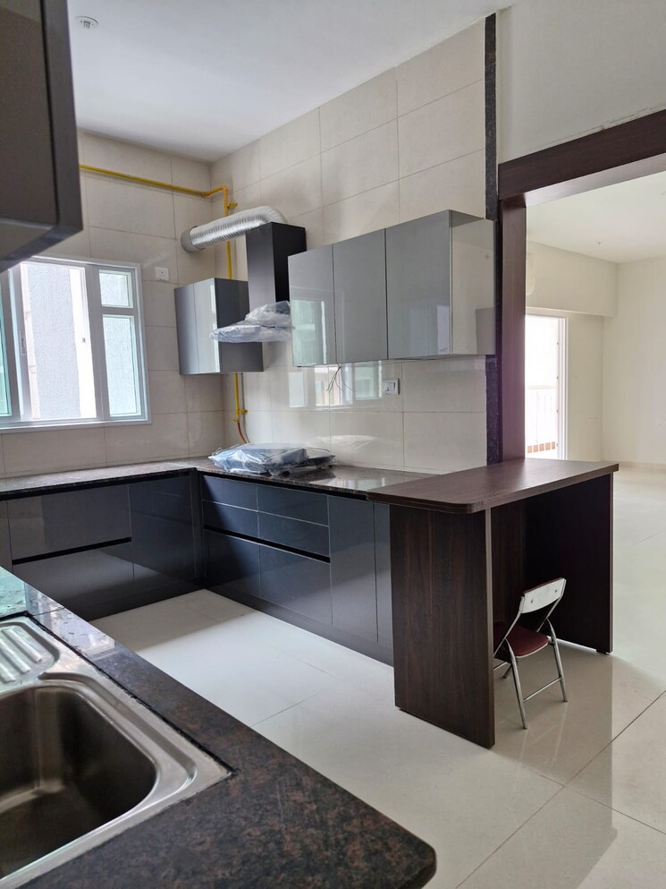 Kitchen, lnt-raintree-boulevard 4 Bedroom 2500 Sq.Ft. Apartment In Hebbal Bangalore 7920567