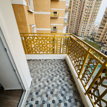 Balcony in 3 BHK Apartment at Migsun Vilaasa Walk, Eta Ii Greater Noida – for Rent