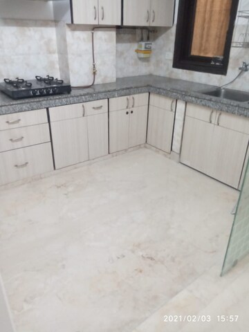 Kitchen in 3 BHK Builder Floor at Greater Kailash I – for Rent