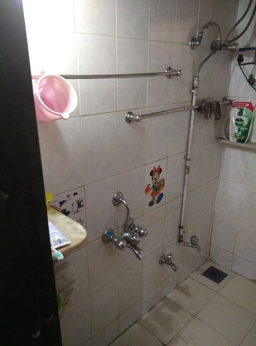 Bathroom in 2 BHK Apartment at Happy Valley, Manpada – for Rent