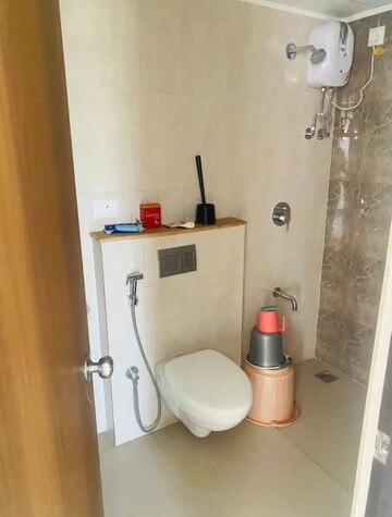Bathroom in 2 BHK Apartment at Lodha Palava Aquaville Series Milano A B C H I J, Dombivli East – for Rent