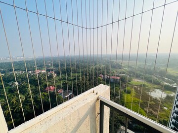 Balcony in 2 BHK Apartment at Shapoorji Pallonji Joyville Virar Phase 2, Virar West – for Rent