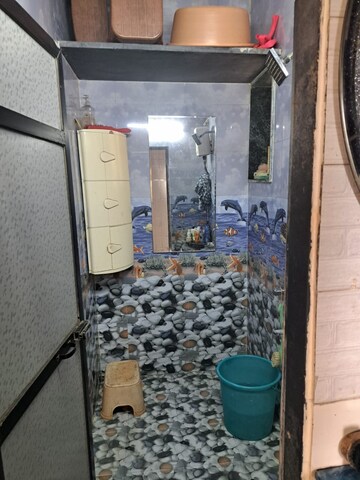 Bathroom in 1 BHK Apartment at Kalash Udyan, Kopar Khairane – for Rent