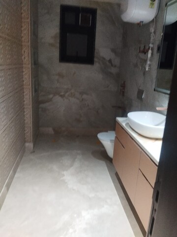 Bathroom in 3 BHK Builder Floor at Paschim Vihar – for Rent