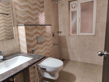 Bathroom in 3 BHK Apartment at Pashmina Waterfront, Old Madras Road – for Rent