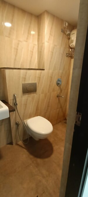 Bathroom in 1 BHK Apartment at Lodha Amara, Kolshet Road – for Rent