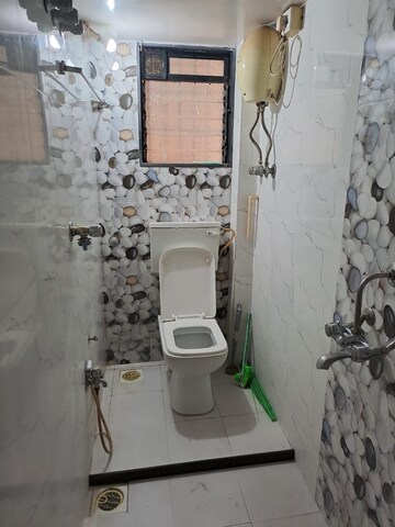 Bathroom in 1 RK Apartment at Runwal Plaza, Vartak Nagar – for Rent