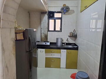 Kitchen in 1 RK Apartment at Runwal Plaza, Vartak Nagar – for Rent