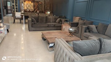 Living Room in 3 BHK Builder Floor at Uppal Southend, Sector 49 – for Rent