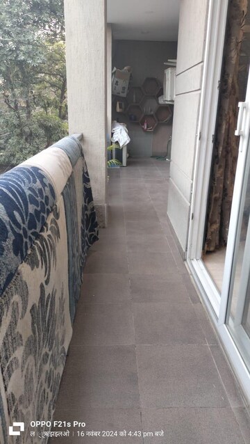 Balcony in 3 BHK Builder Floor at Uppal Southend, Sector 49 – for Rent