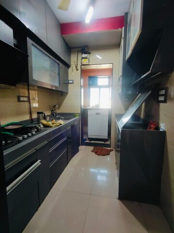 Kitchen in 3 BHK Apartment at Acme Ozone, Manpada – for Rent