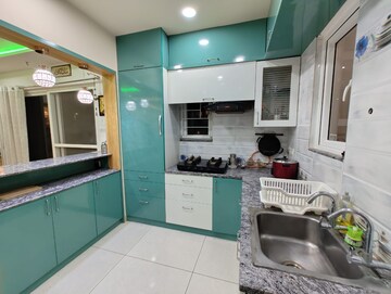 Kitchen in 2.5 BHK Apartment at Aparna Serene Park, Kondapur – for Rent