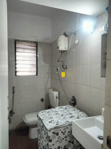Bathroom in 2 BHK Apartment at Punit Tower II, Cbd Belapur Sector 11 – for Rent