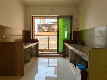 Kitchen in 3 BHK Apartment at Giriraj Krishna Tower, Kharghar – for Rent