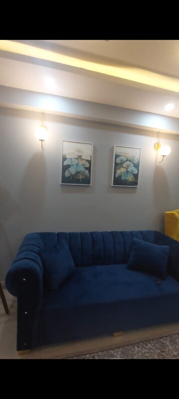 Living Room in 1.5 BHK Apartment at Migsun Roof, Raj Nagar Extension – for Rent