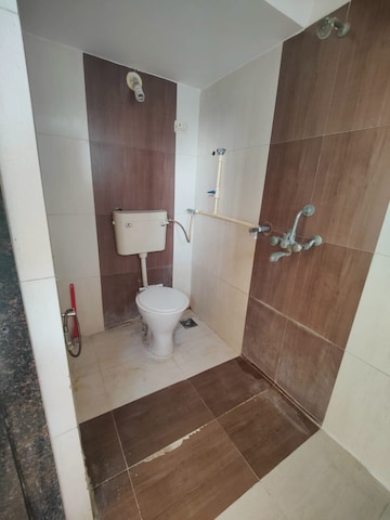 Bathroom in 1 BHK Apartment at Puranik City Phase III, Ghodbunder Road – for Rent