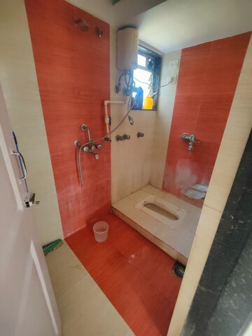 Bathroom in 1 BHK Apartment at Puranik City Phase III, Ghodbunder Road – for Rent