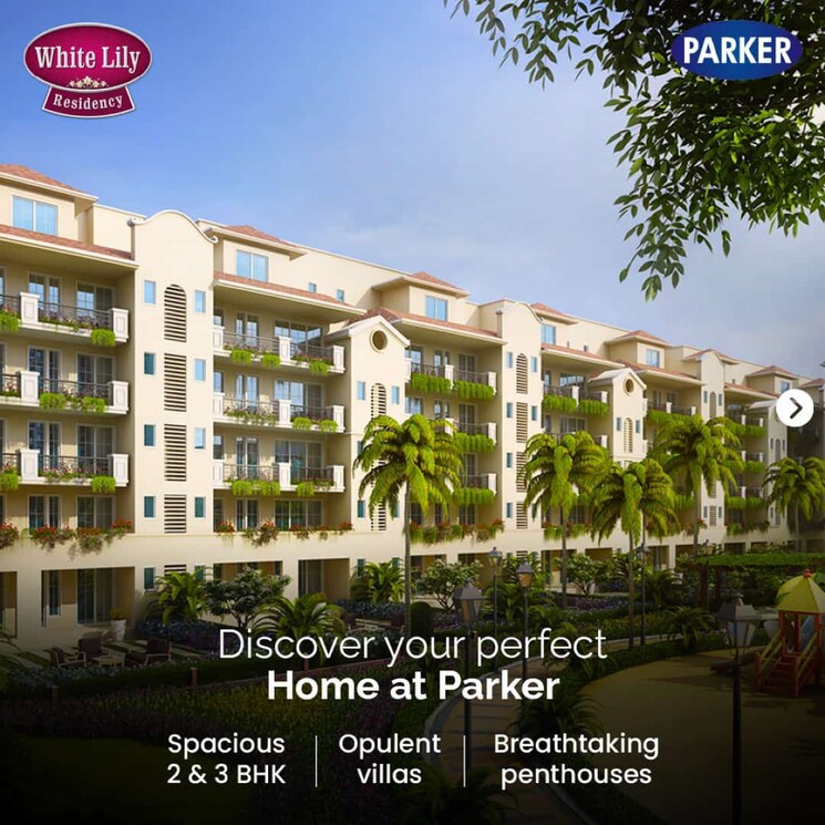 Exterior View, white-lily-residency 4 Bedroom 2820 Sq.Ft. Penthouse In Omaxe City Sonipat 7922243