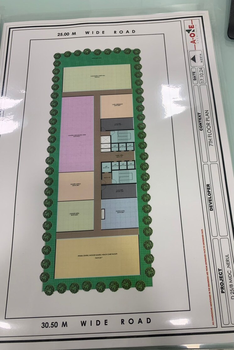 Floor Plan, man-business-spaces Commercial Office Space 1554 Sq.Ft. In Nerul Navi Mumbai 7922323