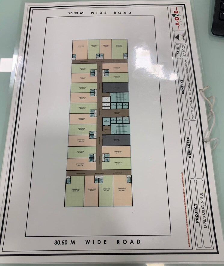 Floor Plan, man-business-spaces Commercial Office Space 1554 Sq.Ft. In Nerul Navi Mumbai 7922323
