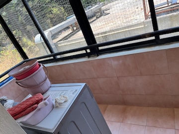 Balcony in 3 BHK Apartment at Arjun Aura Apartments, Bilekahalli – for Rent