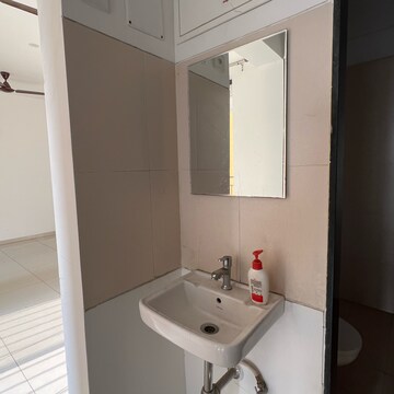 Bathroom in 2 BHK Apartment at Shapoorji Pallonji Joyville Hinjewadi, Bhoirwadi – for Rent
