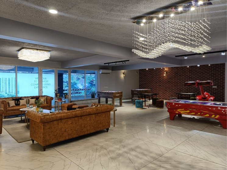 Living Room, malwa-escon-primera 3 Bedroom 2050 Sq.Ft. Apartment In International Airport Road Zirakpur 7922469