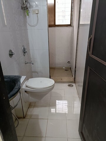 Bathroom in 3 BHK Apartment at Prajapati Gaurav, Kharghar – for Rent