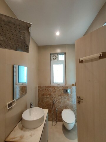Bathroom in 3 BHK Apartment at Enpar Lotus Residency, Lower Parel – for Rent