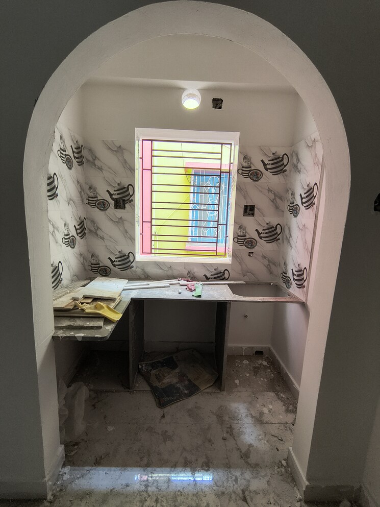 Kitchen, baguihati 3 Bedroom 1100 Sq.Ft. Builder Floor In Baguihati Kolkata 7922699