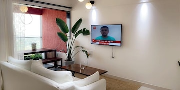 Master Bedroom in 1 BHK Apartment at Naiknavare Trinity Court, Koregaon Park – for Rent