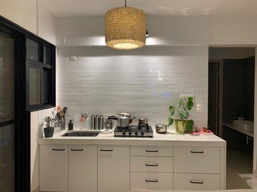 Kitchen in 2 BHK Apartment at Magarpatta Nova, Mundhwa – for Rent
