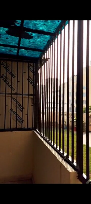 Balcony in 1 BHK Apartment at Nilaya Greens, Raj Nagar Extension – for Rent
