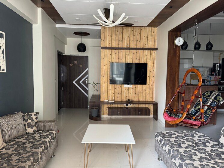 Living Room, gota 3 Bedroom 1710 Sq.Ft. Apartment In Gota Ahmedabad 7923377