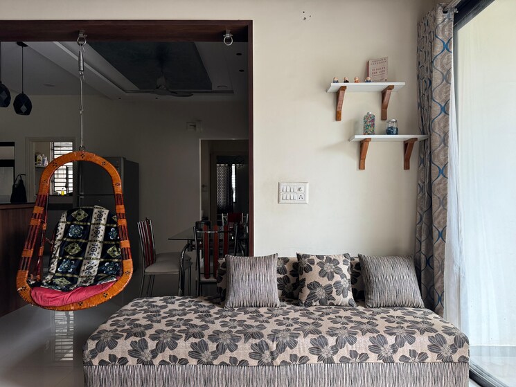 Living Room, gota 3 Bedroom 1710 Sq.Ft. Apartment In Gota Ahmedabad 7923377