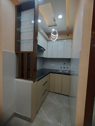 Kitchen in 3 BHK Apartment at Godrej Emerald, Ghodbunder Road – for Rent