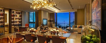 Team Area in 4 BHK Apartment at K Raheja Artesia, Worli – for Rent