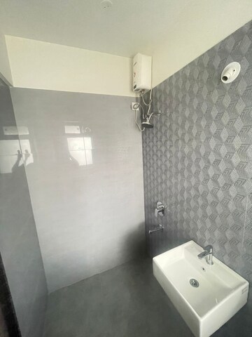 Bathroom in 2 BHK Apartment at Ashar Axis, Majiwada – for Rent