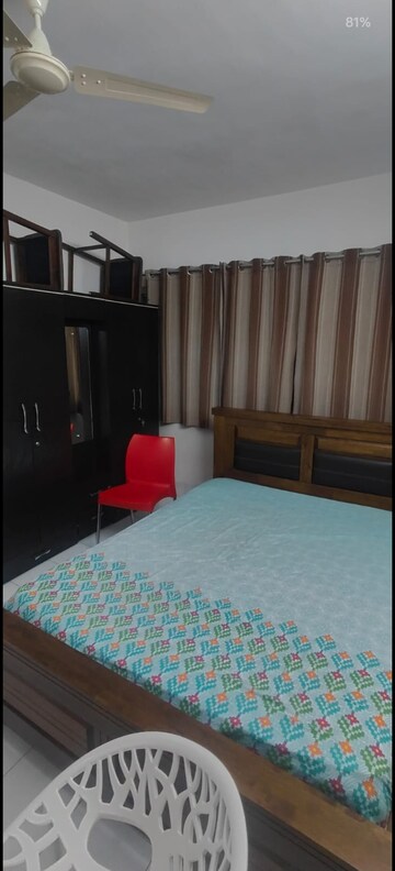 Master Bedroom in 1 BHK Apartment at Hermes Heritage Homes, Shastrinagar – for Rent