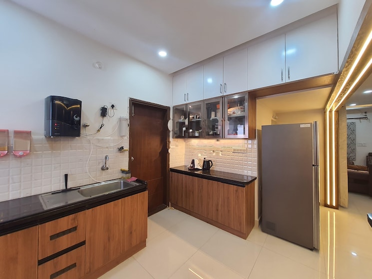 Kitchen, ncc-urban-one 3 Bedroom 1535 Sq.Ft. Apartment In Narsingi Hyderabad 7923634
