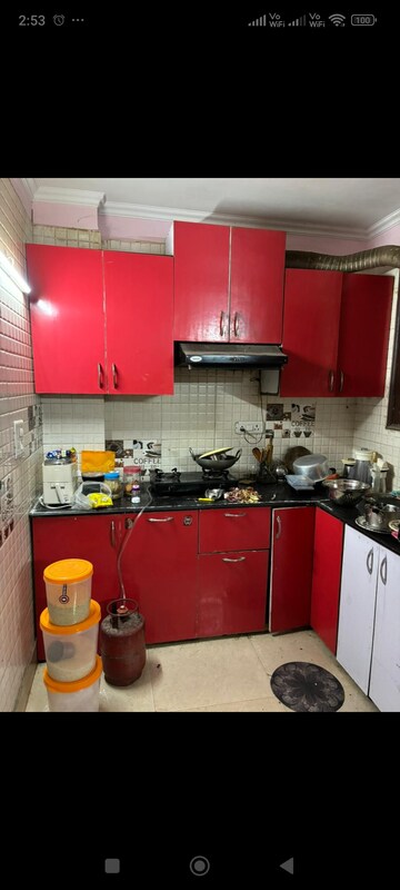Kitchen in 2 BHK Builder Floor at Palm Residency Chhatarpur, Chattarpur – for Sale