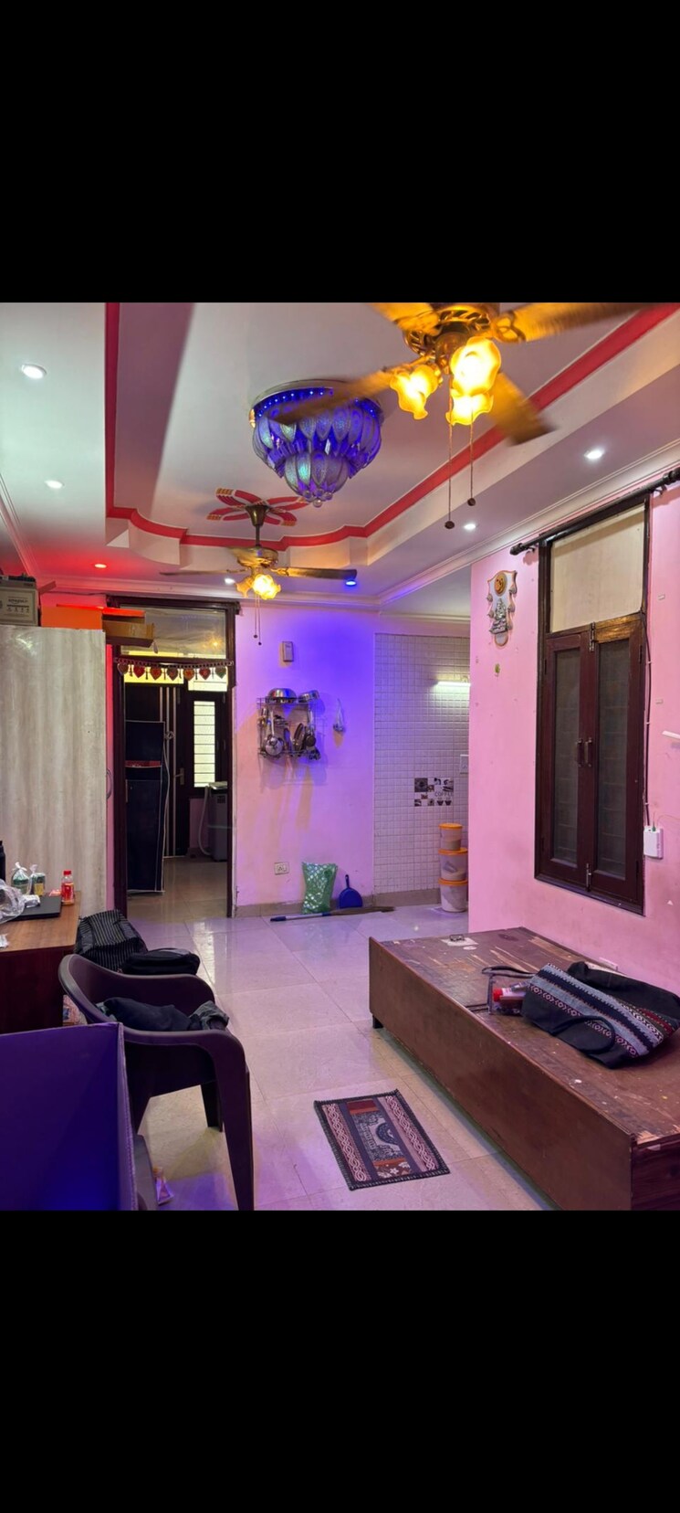 Living Room, palm-residency-chhatarpur 2 Bedroom 80 Sq.Yd. Builder Floor In Chattarpur Delhi 7923756