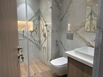 Bathroom in 4 BHK Apartment at Lodha The World Towers World One Tier 2, Worli – for Rent