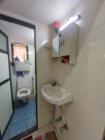 Bathroom in 1 BHK Apartment at Mukund Ritu, Mira Road – for Rent