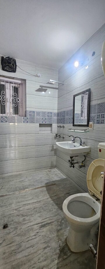 Bathroom in 2 BHK Apartment at Sector 4, Dwarka – for Rent
