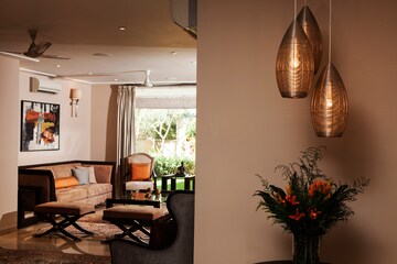 Living Room in 5 BHK Villa at Emaar The Palm Spring  Villas, Sector 54 – for Sale