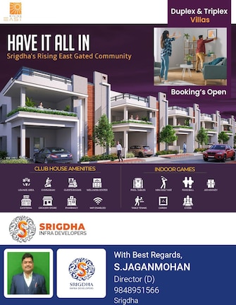 3 BHK Villa For Resale in Srigdhas Rising East Pocharam Hyderabad  7924440